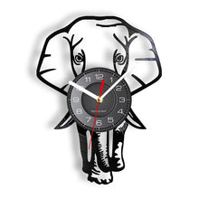 Load image into Gallery viewer, African Elephant Wall Clock