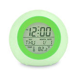 Colour Changing Night Light Digital Alarm Clock