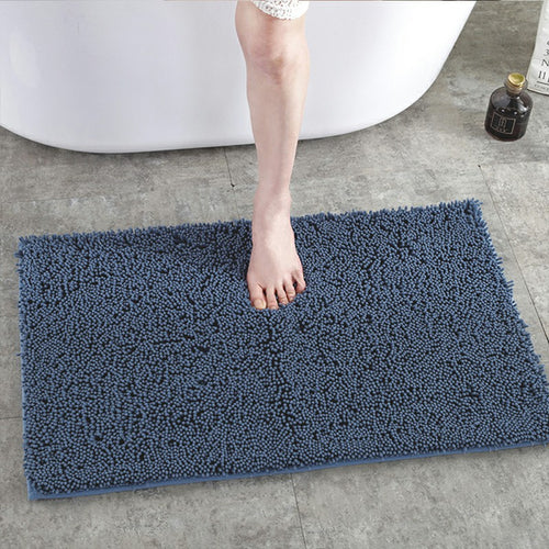 Non Slip Chenille Floor Mat Bath Mat