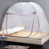 Yurt Mosquito Net Pop-Up Netting Tent Lace Cover with Double Doors