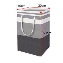 Load image into Gallery viewer, 2 Pack Laundry Basket Folding Hamper Bag Storage Bin with Handle