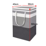 2 Pack Laundry Basket Folding Hamper Bag Storage Bin with Handle