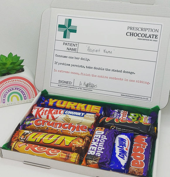 Chocolate Prescription  Letterbox gift 🎁