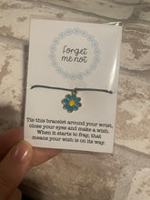 Load image into Gallery viewer, Forget Me Not Wish Bracelet