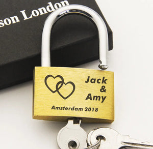 Personalised Lock Engraved Padlock