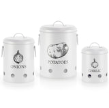 Set of 3 for Storage jars with lids