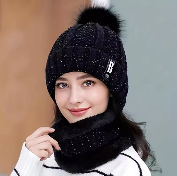 Women’s Hat, Scarf Set