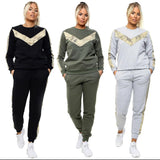 Women's Fleece Tracksuit 2Pcs Loungewear