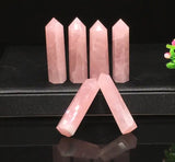 Rose Quartz Healing Crystal Wands