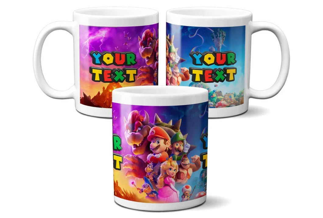 Super Mario 2023 Custom Name Mug - Limited Edition - Perfect Gift