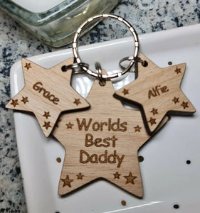 Personalised Father's day Keyring