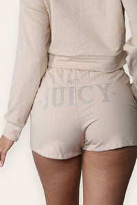 JUICY Shorts and Crop Top Set