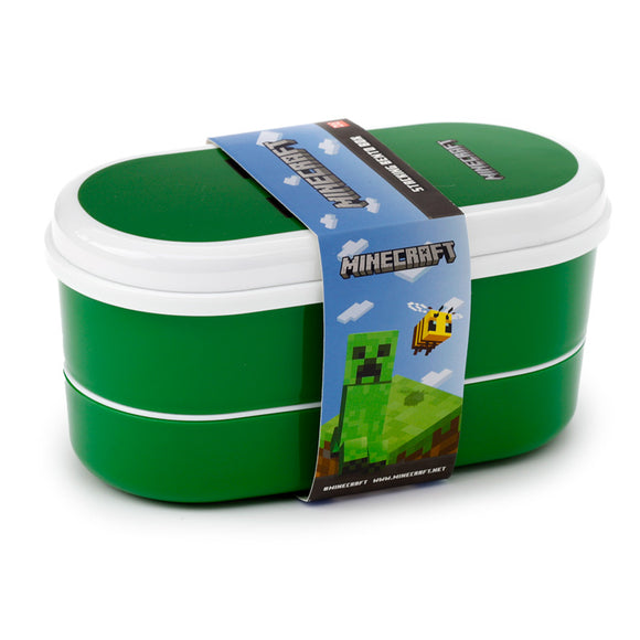 Minecraft Lunch Box with Fork & Spoon