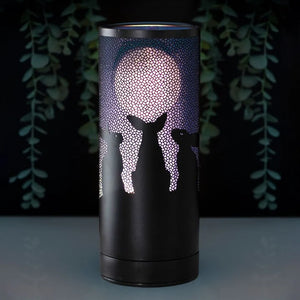 Moon Gazing Hares Aroma Lamp by Lisa Parker