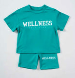 Kids Wellness T Shirt and Shorts Set