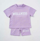 Kids Wellness T Shirt and Shorts Set