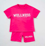 Kids Wellness T Shirt and Shorts Set