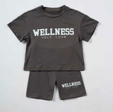 Kids Wellness T Shirt and Shorts Set