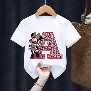 Kids Minnie Initial Tshirt