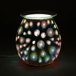 3d Starburst Light Effect Electric Oil/Wax Melt Burner