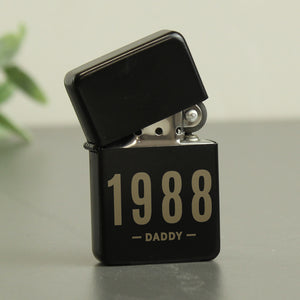 Personalised Date & Name Lighter