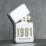 Personalised Date & Name Lighter