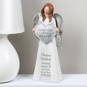 Personalised"forever in our hearts" Angel