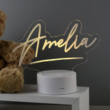 Personalised Name LED Colour Changing Desk Night Light