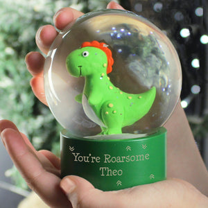 Dinosaur Snow Globe