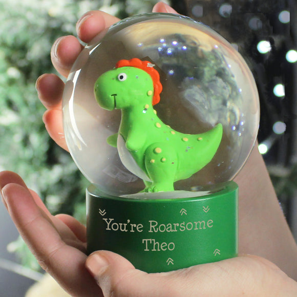 Dinosaur Snow Globe