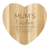 Personalised 'Heart of The Home' Wooden Chopping board