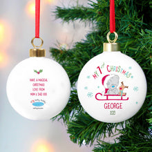 Load image into Gallery viewer, Tatty Teddy First Christmas Bauble