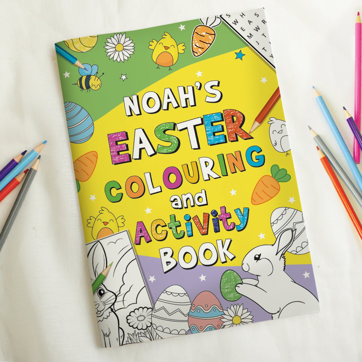 Personalised Easter Activity & Colouring Book