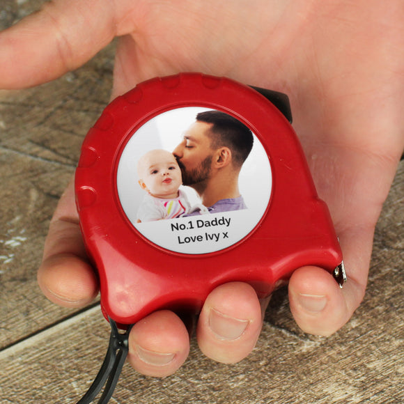 Personalised Photo Upload Tape Measure