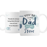 Personalised Like A Dad To Me Mug