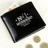 Personalised No.1 Leather Wallet