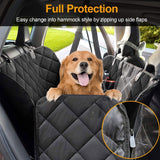 Dog Car Seat Cover Heavy Duty 600D Waterproof Pet Mat Rear Back Seat Hammock