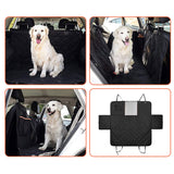 Dog Car Seat Cover Heavy Duty 600D Waterproof Pet Mat Rear Back Seat Hammock