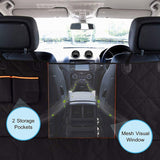 Dog Car Seat Cover Heavy Duty 600D Waterproof Pet Mat Rear Back Seat Hammock