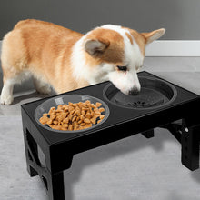 Load image into Gallery viewer, Raised Slow Feeder Dog Bowls