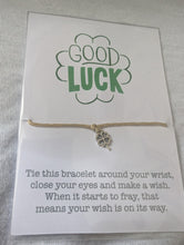 Load image into Gallery viewer, Good Luck Wish Bracelet