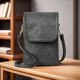 Fashionable and minimalist PU leather women's crossbody bag