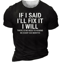 Load image into Gallery viewer, Funny FIX IT  Mens T Shirt