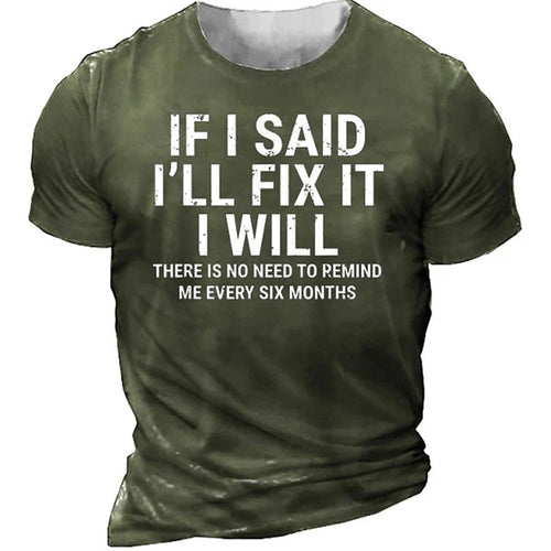 Funny FIX IT  Mens T Shirt