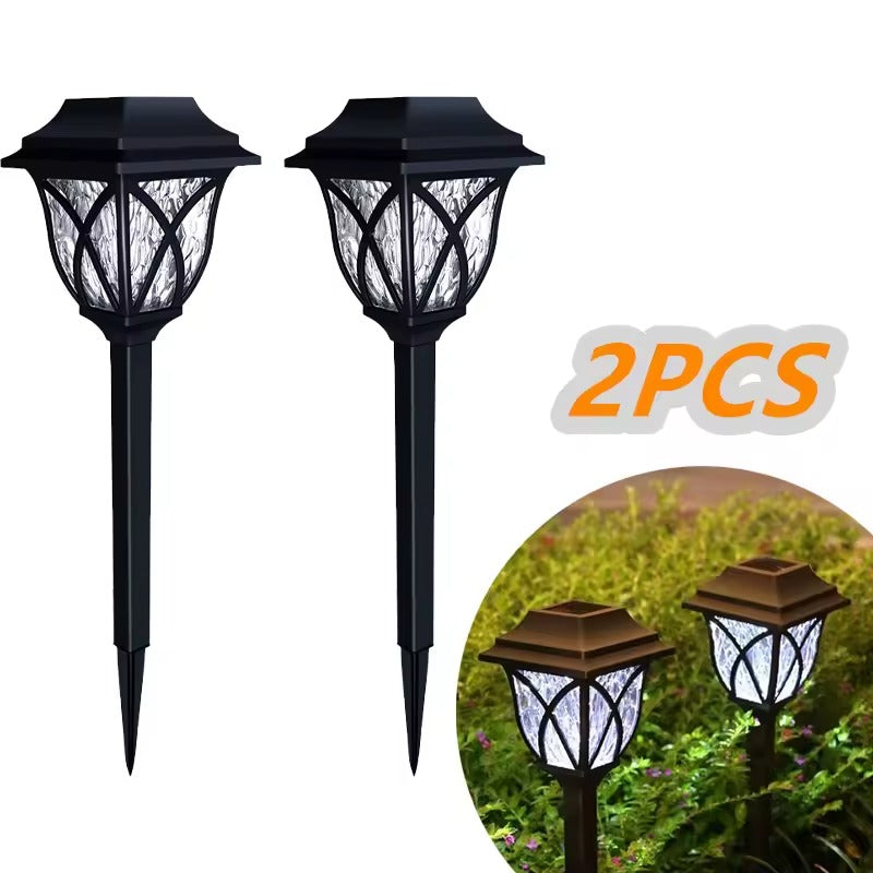 2 Pack Solar Yard Lights