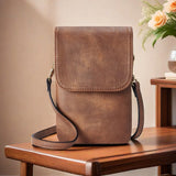 Fashionable and minimalist PU leather women's crossbody bag