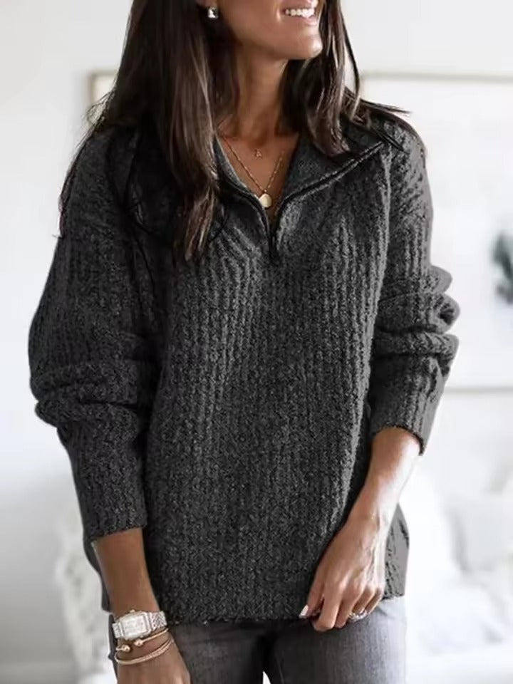 Womans Sweater with Zip