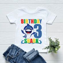 Load image into Gallery viewer, Kids Baby Shark Tshirt