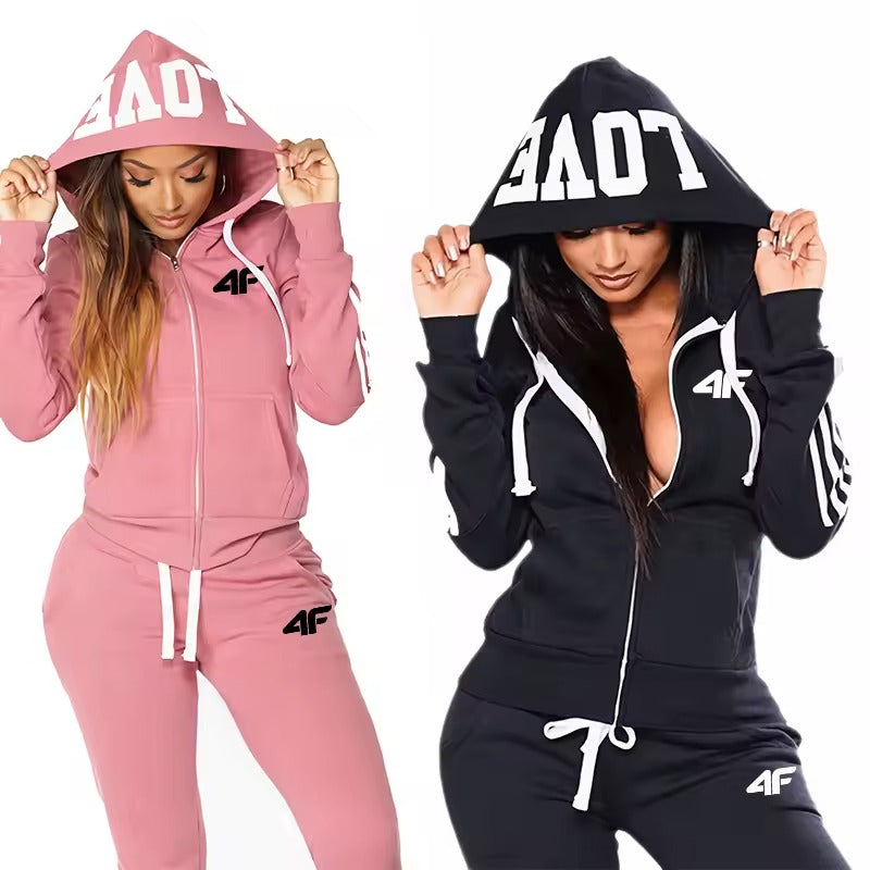 Women's Tracksuit -  Hooded Sweatshirts and Sweatpants