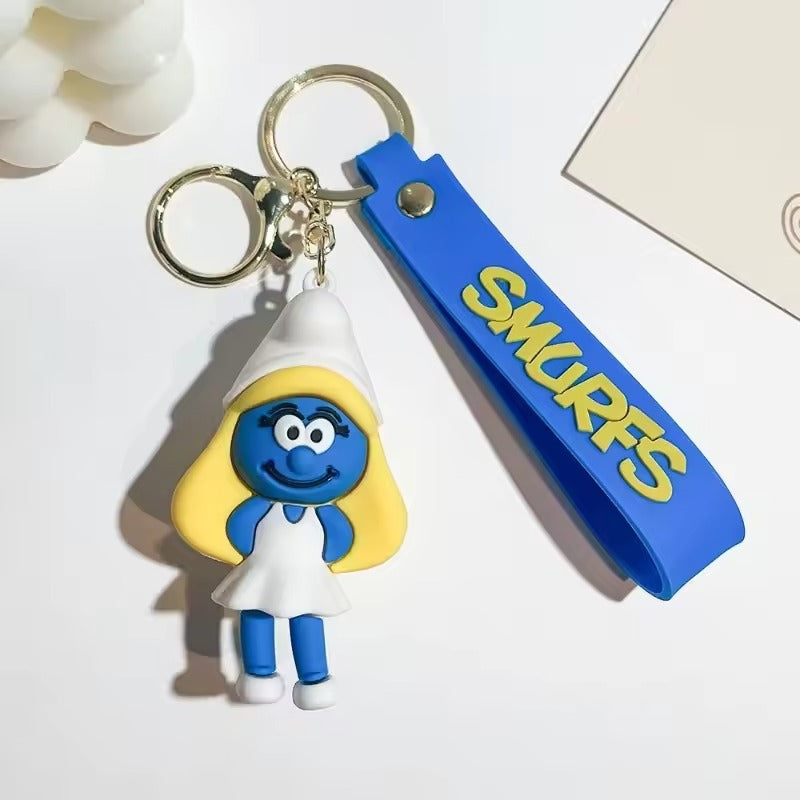 Smurf Keychain